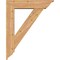 Ekena Millwork Traditional Traditional Smooth Bracket w/ Offset Brace, Western Red Cedar, 7 1/2"W x 32"D x 40"H BKT0806X32X40TRA01SWR - alternate 2